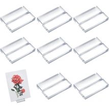 Supports de Cartes de Table 10 Pièces Porte Menu Mariage Carte de Placement de Table Acrylique Transparent Numero de Table Mariage Porte Numero de