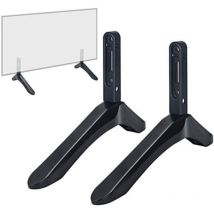 Supports tv Supports tv Supports tv Support tv, 1 lot de 2 supports de base de télévision universels (9,44 x 6,1 pouces), support tv de table pour