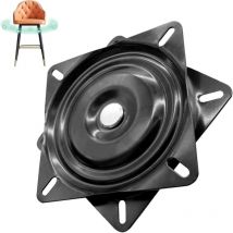 Table Tournante de Chaise Pivotante, Plateau Tournant Roulement à Billes, pour Tabourets Tables Étagères tv (5 inch) - Sollbry