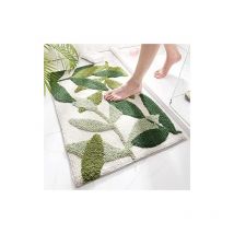 Sollbry - Tapis de bain antidérapant, tapis de salle de bain durable absorbant l'eau avec tapis de bain antidérapant pour sol de salle de bain,