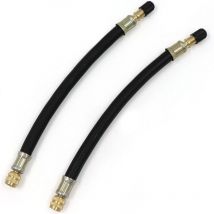 Sollbry Tire Valve Extension 2Pcs 210mm Flexible Rubber Car Truck Motorcycle Wheel Tire Valve Stem Extension Car Tyre Valve Adapter.