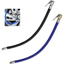 Tube D'Extension de Gonfleur de Pneu, 2 Pièces Tuyau de Gonflage Pneu Voiture, Tuyau Gonflage Pneu, pour Pneus de Voiture Pneus de Vélo Compresseurs
