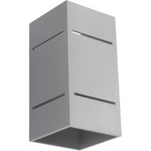 Blocco gray wall lamp