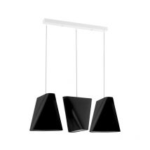 Sollux - Lustre Blum tissu, acier 3xE27