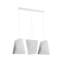 Sollux - Lustre Blum tissu, acier 3xE27