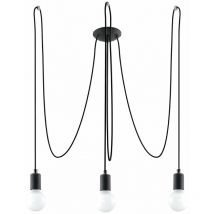 Sollux - SL.0370 Lámpara edison 3 Negro - ref: SL.0370