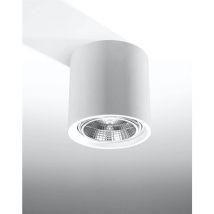 Sollux - Plafonnier kalu céramique blanc GU10/ES111 IP20 SL.0841