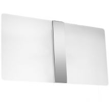 Applique Azalia verre, acier 2xG9 Sollux