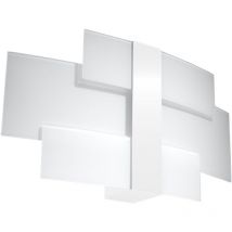 Applique Celia acier, verre 2xG9 Sollux