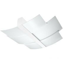 Sollux Lighting Celia Plafoniera decorativa a filo, bianca, 3x E27