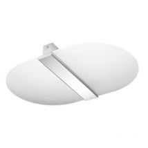 Sollux Lighting Salia Plafoniera decorativa a filo, bianca, cromata, 2x G9