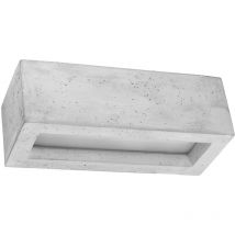 Ledbox - Applique Vega béton, verre 1xE27 Sollux