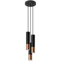 Sollux - Suspension Loopez acier 3xGU10