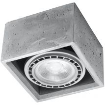 Sollux - quatro 1 ceiling lamp in concrete