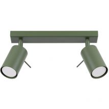 Plafonnier Ring acier 2xGU10 30cm Sollux