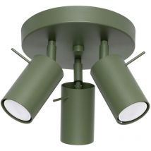 Plafonnier Ring acier 3xGU10 19.5cm Sollux