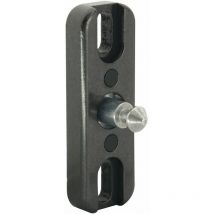 PS - solo Frontal-Schließteil für Schiebetüre, Zamak/Stahl schwarz