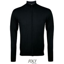 Sol ́s Herren Strickjacke mit Reißverschluss L413 (00548) Gr. xl schwarz