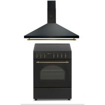 Combo pack cocina eléctrica vitrocerámica con horno + campana 90 - Solthermic