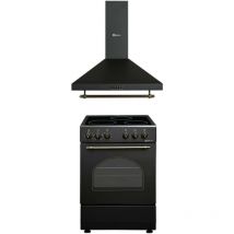 Combo pack negro rústico cocina vtc 50X50 + campana de 60 - Solthermic