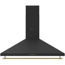 Campana de 90 negra rústica H90PR - Solthermic