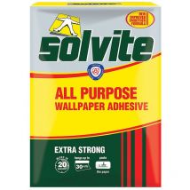 Solvite - All Purpose Wallpaper Adhesive Decorator's Box (30 Rolls)