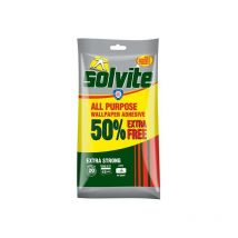 Solvite - All Purpose Wallpaper Paste Sachet 10 Roll + 50% Free slvecconomy