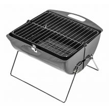 Homemaison - Barbecue valisette Gris clair 35x41.5x25 cm