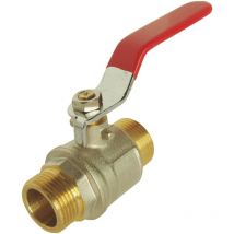 Somatherm per te - valvola a sfera - doppio maschio 26/34 - manico reversibile piatto - flusso ottimale con il passaggio totale