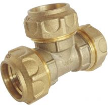 Somatherm per voi - uguale in ottone tee per D20 tubo in pe - Serraggio esterno