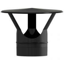 Chinesische Kappe 120mm schwarz lackiert