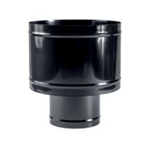 Exojo - Sombrerete tubo estufa normal 100mm antirrevocante acero esm