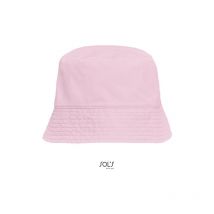 Sombrero De Pescador Unisex De Nylon Sol's bucket nylon s/m Candy Pink / OffW
