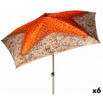 Aktive - Sombrilla 180 x 210 x 180 cm 180 x 215 x 180 cm (6 unidades)
