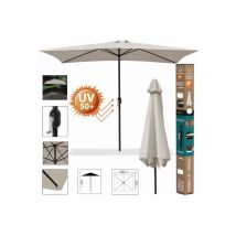 Fornord - sombrilla beige 3 x 2 x H2.45 m - 180 gr UV50+