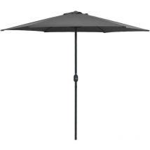 Nova - Furniture Limited - Sombrilla de jardín palo de aluminio gris