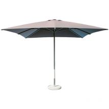 Maco - Sombrilla de jardín aluminio cortavientos 3x4 taupe mod. Brian