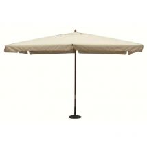 Sombrilla de jardín tela parasol y poste de madera mod. Fantasy Marfil 2x3