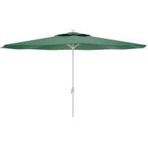 Marbueno Sombrilla Acero 8 Varillas 300 Cm Polyester Verde Jardin