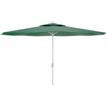Marbueno sombrilla acero 8 barillas d300 cm polyester verde jardin, piscina y terraza 10190