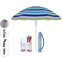 Marbueno - Sombrilla nylon y acero con funda - Surtido - ø 140 cm