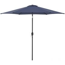 Casa.pro - Sombrilla terraza exterior Altino con articulación acero ø 270 x 235 cm - Azul marino [ ]