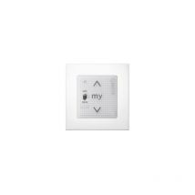 Commande Somfy Smoove Uno Io Compatible - Blanc + Cadre Som1811405