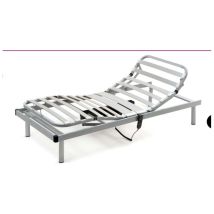 Somier articulado de láminas de madera motorizado 105x180 cm – Estructura doble marco – 5 planos de articulación – Mando a distancia