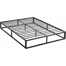 Somier de metal 200 x 160 cm - Negro