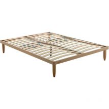 Dorelan - Somier de láminas Natural 14 láminas madera reforzado 105x200 cm