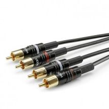Hbp-c2-0300 Jack / Rca Audio Cavo [2x Spina Rca - 2x Spina Rca] 3.00 M Nero - Sommer Cable