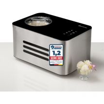 Eiscreme Maschine ICE1500 3-in-1 Eismaschine, Milcheis & Sorbet, Eiscrememaschine aus Edelstahl mit Kühlhalte Funktion, Speiseeis zum selber machen,