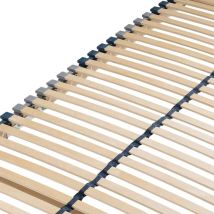 Sleepneo - Ensemble De Sommier à Lattes En Hêtre, 180x200 cm (2x 90x200 cm)