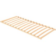 Sommier à lattes sans matelas avec 13 lattes 90x200 cm